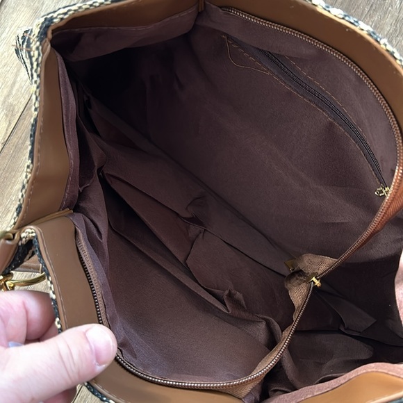 Fashionable Leopard Print large Canvas Tote bag - Picture 3 of 3